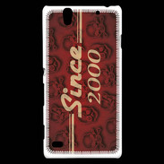 Coque Sony Xperia C4 Since crane rouge 2000