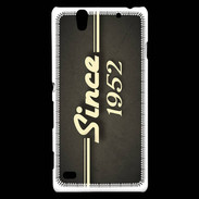 Coque Sony Xperia C4 Since 1952 gris