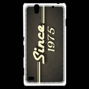 Coque Sony Xperia C4 Since 1975 gris