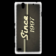Coque Sony Xperia C4 Since 1997 gris