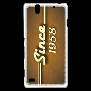 Coque Sony Xperia C4 Orange since 1958