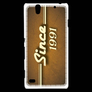 Coque Sony Xperia C4 Orange since 1991