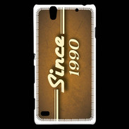 Coque Sony Xperia C4 Orange since 1990