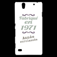 Coque Sony Xperia C4 Fabriqué en 1971 ZG