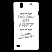 Coque Sony Xperia C4 Fabriqué en 1977 ZG