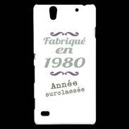 Coque Sony Xperia C4 Fabriqué en 1980 ZG