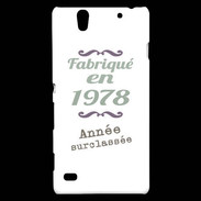 Coque Sony Xperia C4 Fabriqué en 1978 ZG
