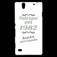 Coque Sony Xperia C4 Fabriqué en 1982 ZG