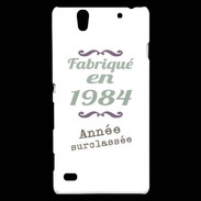 Coque Sony Xperia C4 Fabriqué en 1984 ZG