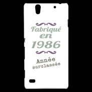 Coque Sony Xperia C4 Fabriqué en 1986 ZG