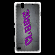 Coque Sony Xperia C4 Claire Tag