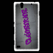 Coque Sony Xperia C4 Clémentine Tag