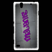 Coque Sony Xperia C4 Mélanie Tag