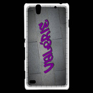 Coque Sony Xperia C4 Valérie Tag