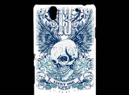 Coque Sony Xperia C4 Tête de mort Lucky One 13