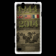 Coque Sony Xperia C4 Débarquement Normandie plage 1 ZG