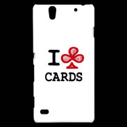Coque Sony Xperia C4 I love Cards Club