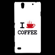 Coque Sony Xperia C4 I love Coffee