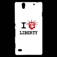 Coque Sony Xperia C4 I love Liberty