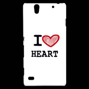 Coque Sony Xperia C4 I love Heart