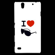 Coque Sony Xperia C4 I love Lunette Fun 2