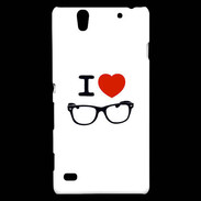 Coque Sony Xperia C4 I love Lunette 