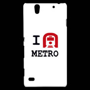 Coque Sony Xperia C4 I love Metro