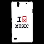 Coque Sony Xperia C4 I love Music