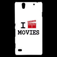 Coque Sony Xperia C4 I love Movies