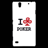 Coque Sony Xperia C4 I love Poker Club