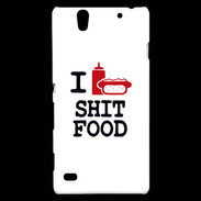 Coque Sony Xperia C4 I love Shit Food