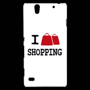 Coque Sony Xperia C4 I love Shopping