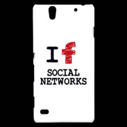 Coque Sony Xperia C4 I love Social Net