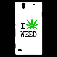 Coque Sony Xperia C4 I love Weed