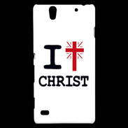 Coque Sony Xperia C4 i love Christ