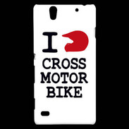 Coque Sony Xperia C4 i love Cross Motor