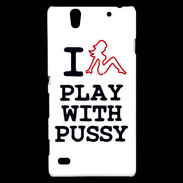 Coque Sony Xperia C4 I love Play Pussy