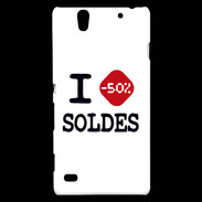 Coque Sony Xperia C4 I love Soldes