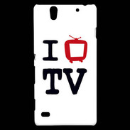 Coque Sony Xperia C4 I love TV