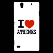 Coque Sony Xperia C4 I love Athenes