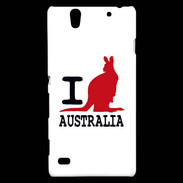 Coque Sony Xperia C4 I love Australia 2
