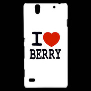 Coque Sony Xperia C4 I love Berry