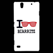 Coque Sony Xperia C4 I love Biarritz 2
