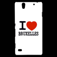 Coque Sony Xperia C4 I love Bruxelles