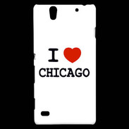 Coque Sony Xperia C4 I love Chicago