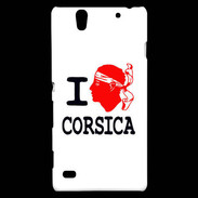 Coque Sony Xperia C4 I love Corsica 2