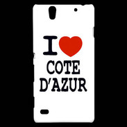 Coque Sony Xperia C4 I love Cote d'Azur