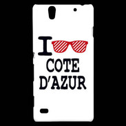 Coque Sony Xperia C4 I love Cote d'Azur 2