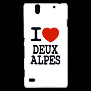 Coque Sony Xperia C4 I love Deux Alpes