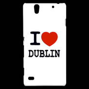 Coque Sony Xperia C4 I love Dublin